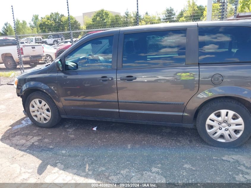 2016 Dodge Grand Caravan American Value Pkg VIN: 2C4RDGBG6GR204297 Lot: 40382174