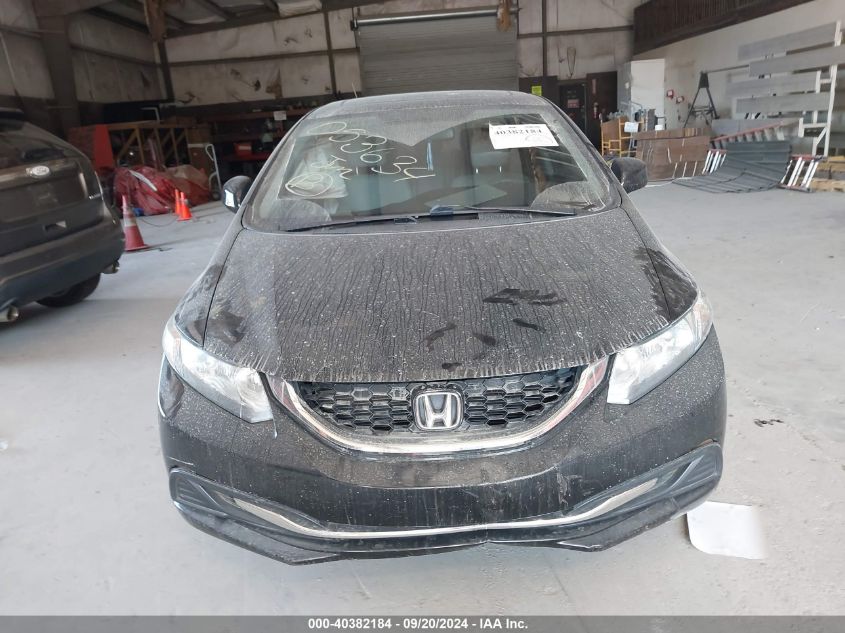 2013 Honda Civic Ex VIN: 19XFB2F84DE053634 Lot: 40382184