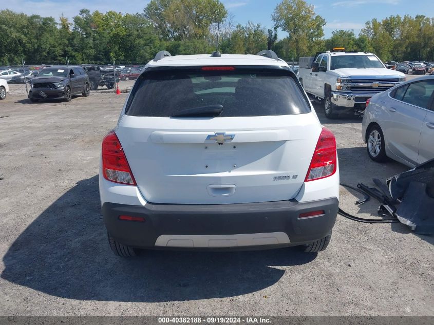 2015 Chevrolet Trax Lt VIN: 3GNCJRSB6FL221652 Lot: 40382188