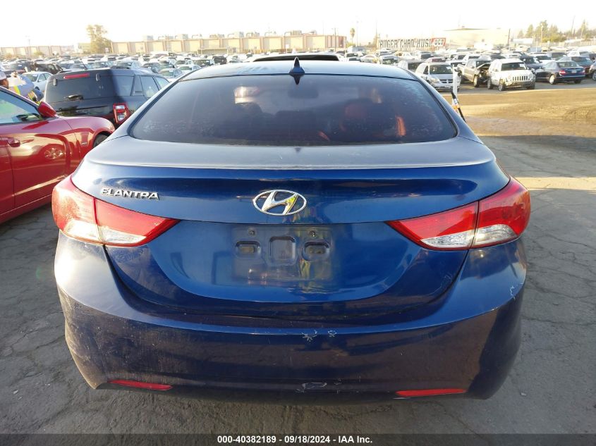 2013 Hyundai Elantra Gls VIN: KMHDH4AE2DU839430 Lot: 40382189