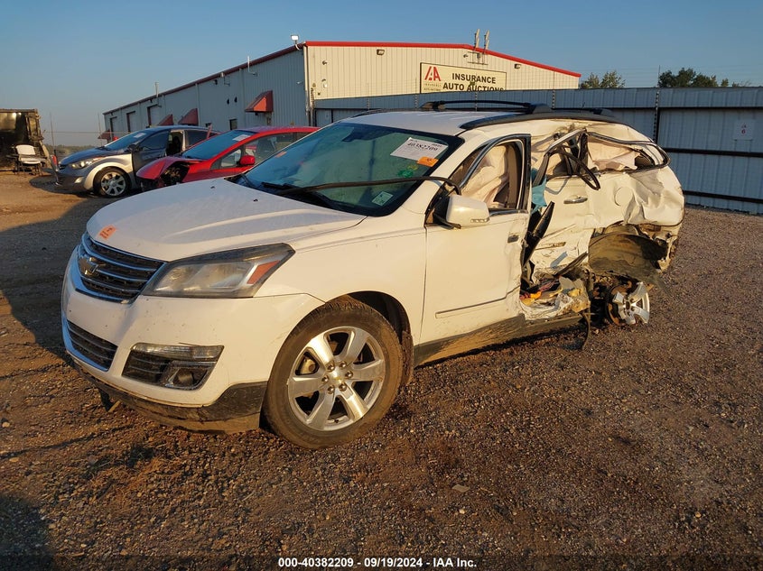 2016 CHEVROLET TRAVERSE LTZ - 1GNKRJKDXGJ134465