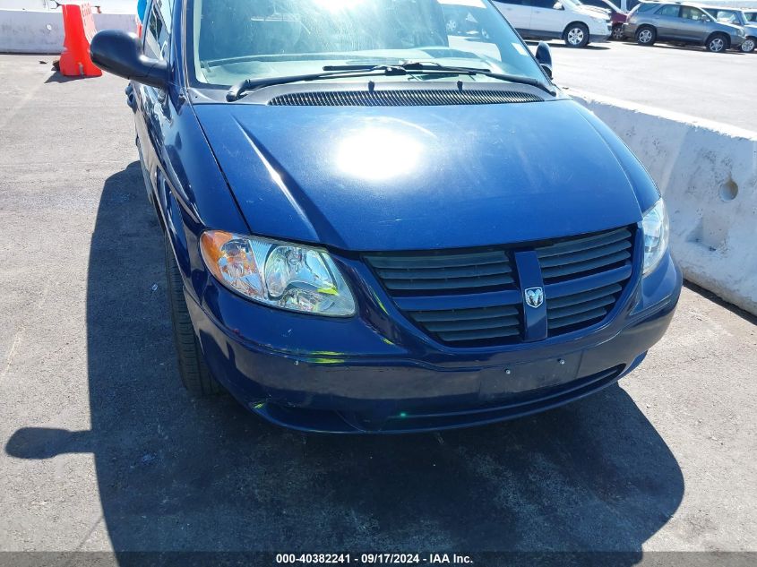 2005 Dodge Grand Caravan Se VIN: 1D4GP24R95B188515 Lot: 40382241