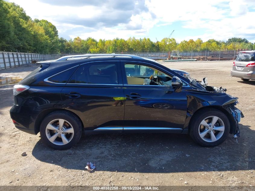 2012 Lexus Rx 350 VIN: 2T2BK1BA6CC138565 Lot: 40382258