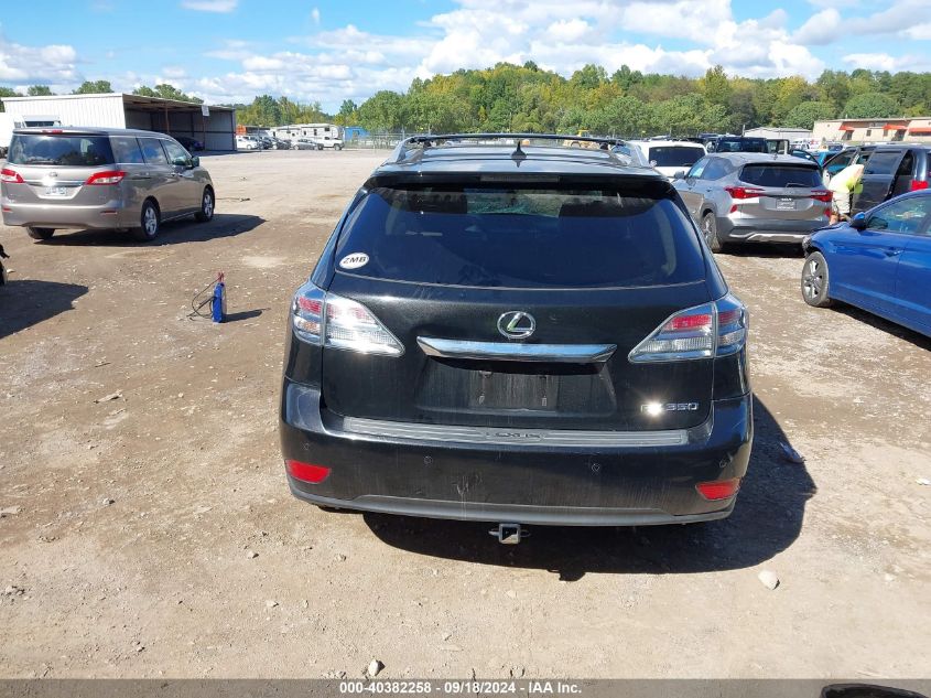 2012 Lexus Rx 350 VIN: 2T2BK1BA6CC138565 Lot: 40382258