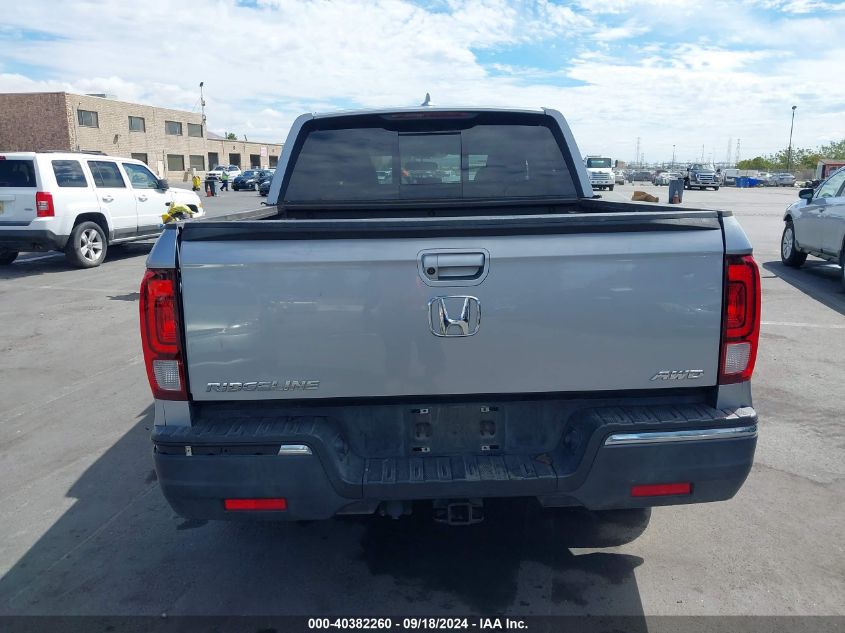 2019 Honda Ridgeline Rtl VIN: 5FPYK3F57KB045594 Lot: 40382260