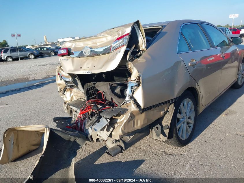 2012 Toyota Camry Xle VIN: 4T1BF1FK4CU154578 Lot: 40382261