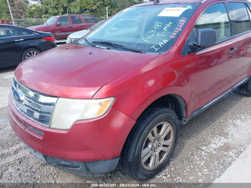 2008 Ford Edge Se VIN: 2FMDK36C78BA63181 Lot: 40382287