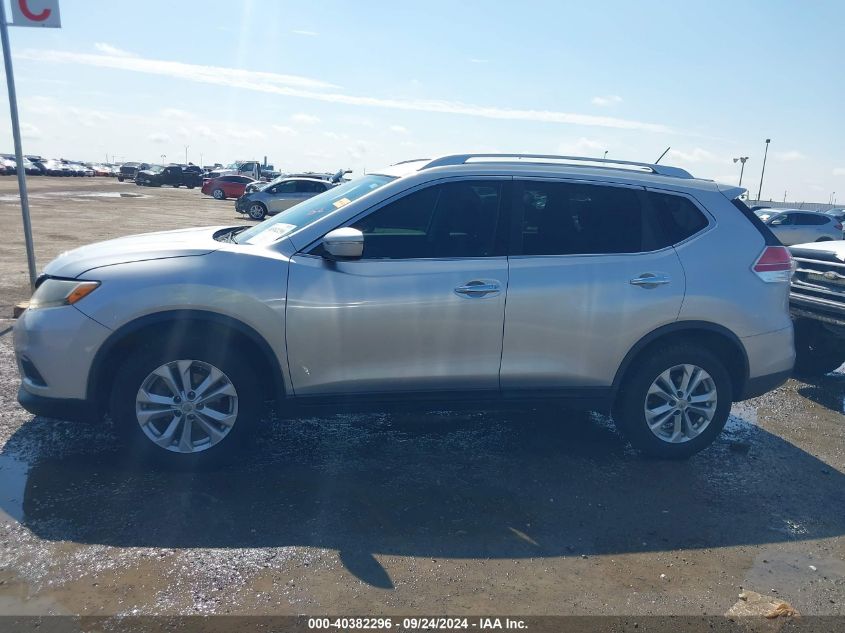 2015 Nissan Rogue Sv VIN: KNMAT2MT3FP500911 Lot: 40382296