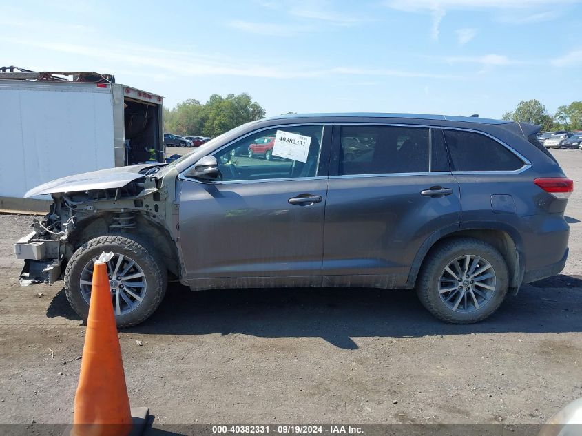 2018 TOYOTA HIGHLANDER XLE - 5TDJZRFH7JS533182