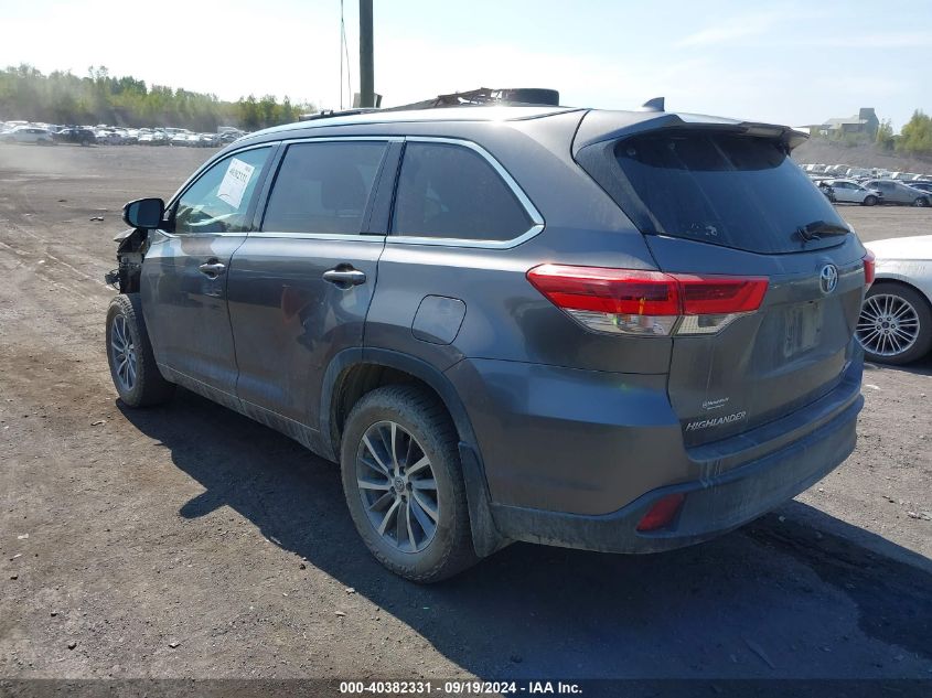 2018 TOYOTA HIGHLANDER XLE - 5TDJZRFH7JS533182