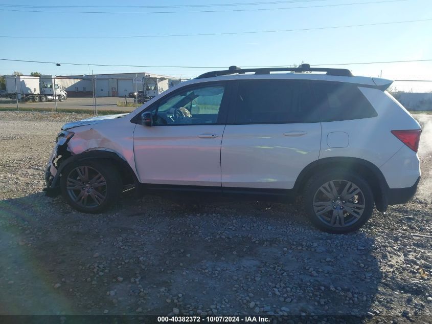 2019 Honda Passport Exl VIN: 5FNYF8H53KB017024 Lot: 40382372