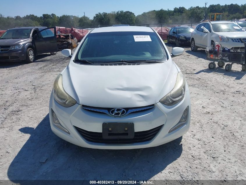 2015 Hyundai Elantra Se VIN: 5NPDH4AEXFH638439 Lot: 40382413