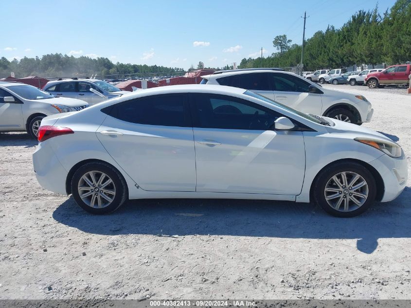 2015 Hyundai Elantra Se VIN: 5NPDH4AEXFH638439 Lot: 40382413