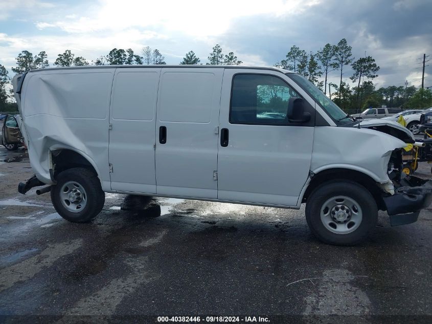 2020 Chevrolet Express Cargo Rwd 2500 Regular Wheelbase Wt VIN: 1GCWGAFPXL1244057 Lot: 40382446