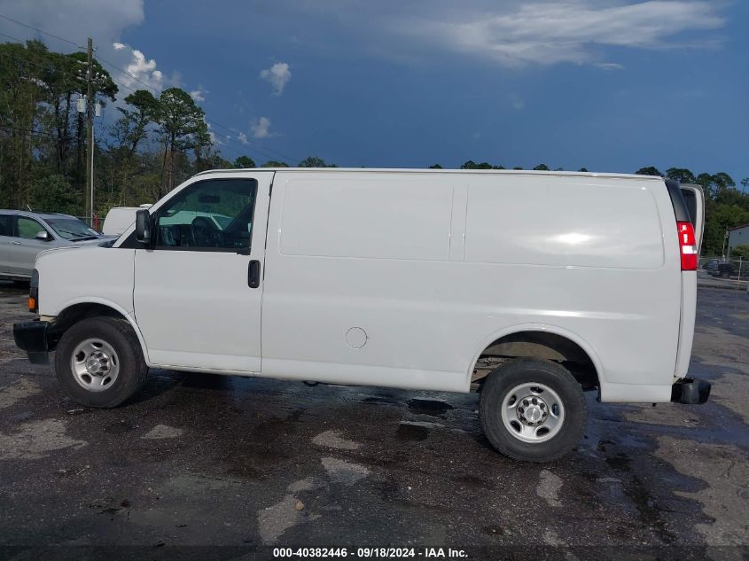 2020 Chevrolet Express Cargo Rwd 2500 Regular Wheelbase Wt VIN: 1GCWGAFPXL1244057 Lot: 40382446