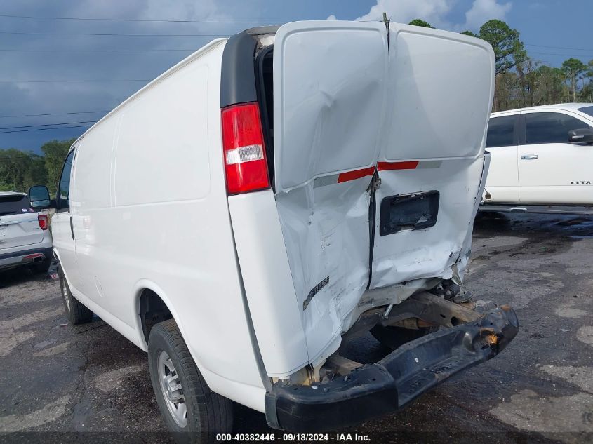 2020 Chevrolet Express Cargo Rwd 2500 Regular Wheelbase Wt VIN: 1GCWGAFPXL1244057 Lot: 40382446