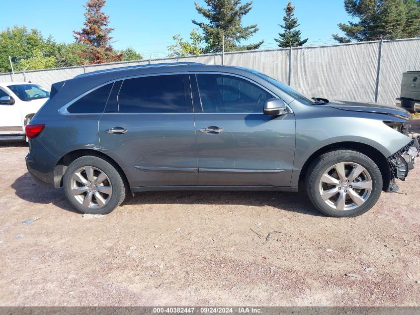 2014 Acura Mdx Advance Pkg W/Entertainment Pkg VIN: 5FRYD4H80EB039414 Lot: 40382447