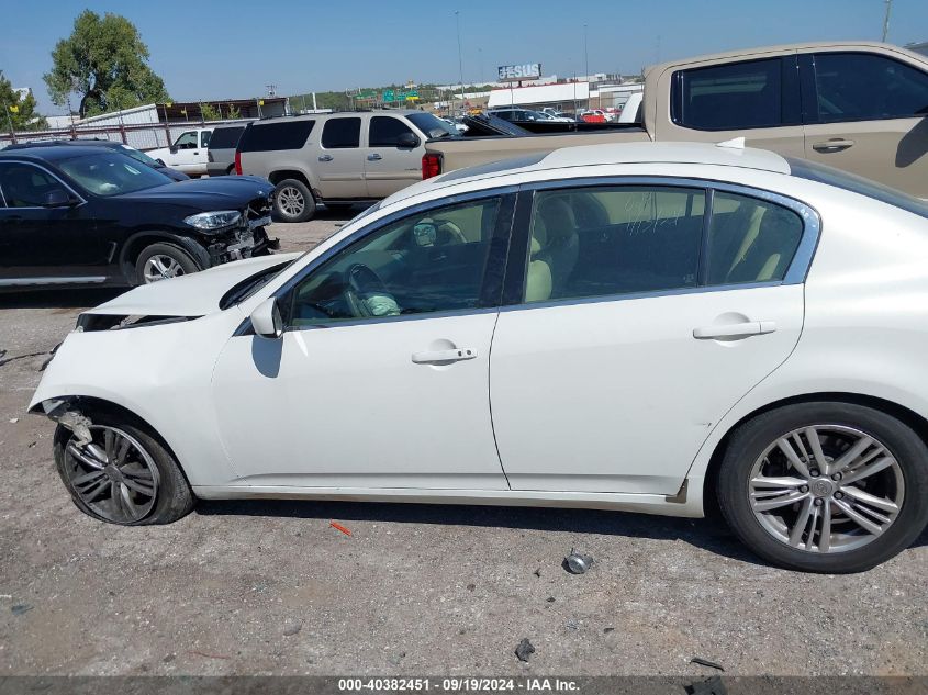 2011 Infiniti G37 Journey VIN: JN1CV6AP3BM507311 Lot: 40382451