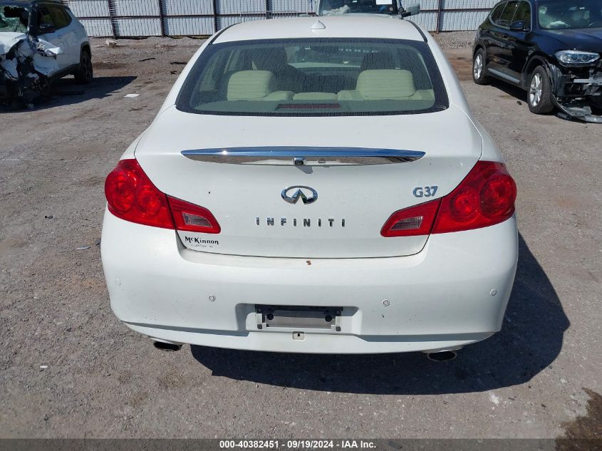 2011 Infiniti G37 Journey VIN: JN1CV6AP3BM507311 Lot: 40382451