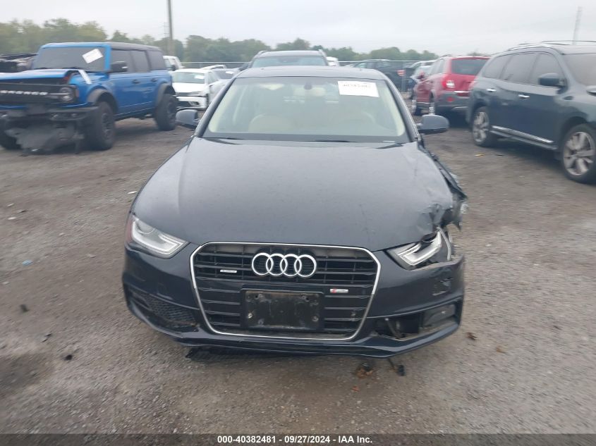 2014 Audi A4 Premium Plus VIN: WAUFFAFL9EN006483 Lot: 40382481