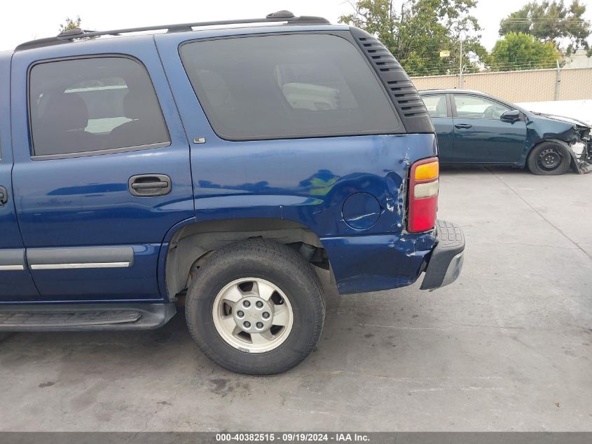 2002 Chevrolet Tahoe Ls VIN: 1GNEC13V72J266758 Lot: 40382515