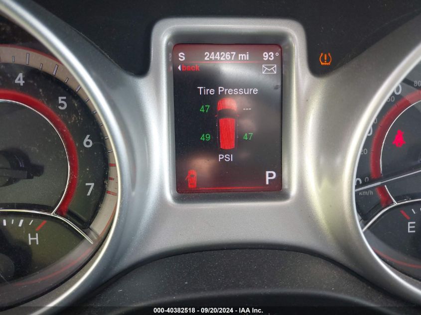 2013 Dodge Journey Sxt VIN: 3C4PDCBG9DT510693 Lot: 40382518