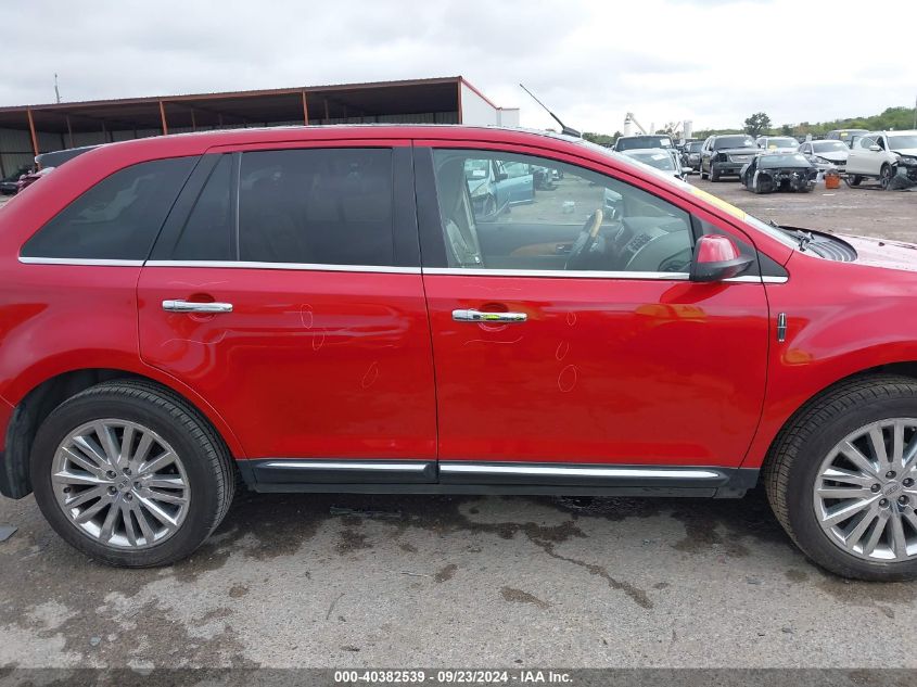 2011 Lincoln Mkx VIN: 2LMDJ6JK8BBJ22883 Lot: 40382539