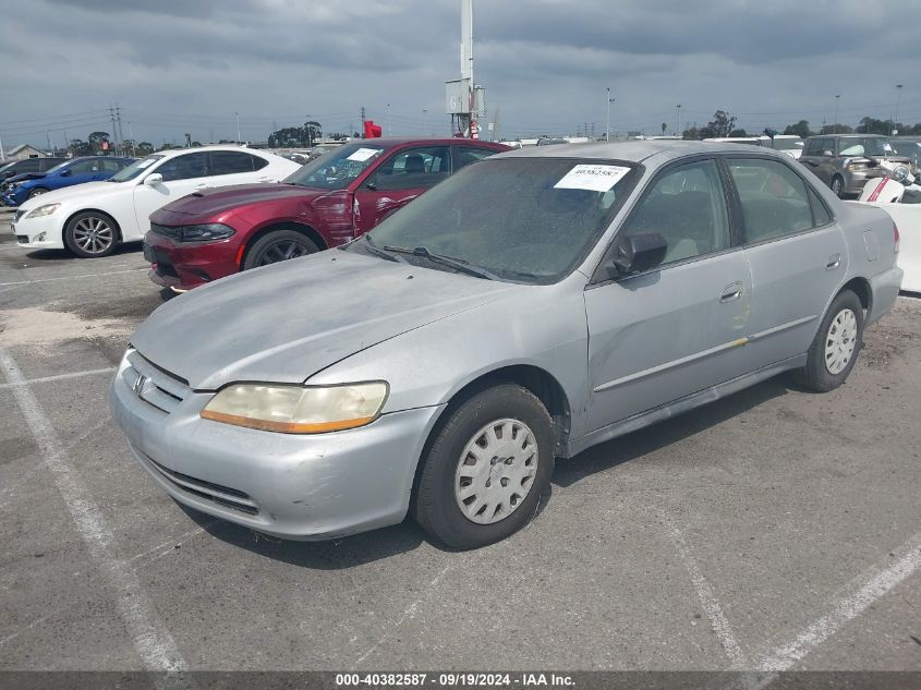 2002 Honda Accord 2.3 Vp VIN: 1HGCF86652A021821 Lot: 40382587