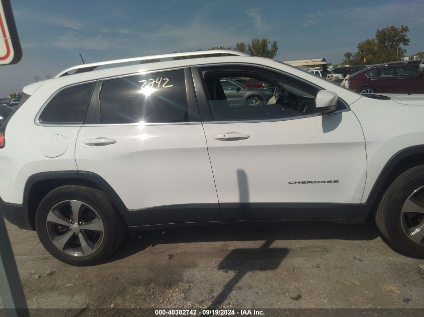 2019 Jeep Cherokee Limited 4X4 VIN: 1C4PJMDX0KD197418 Lot: 40382742