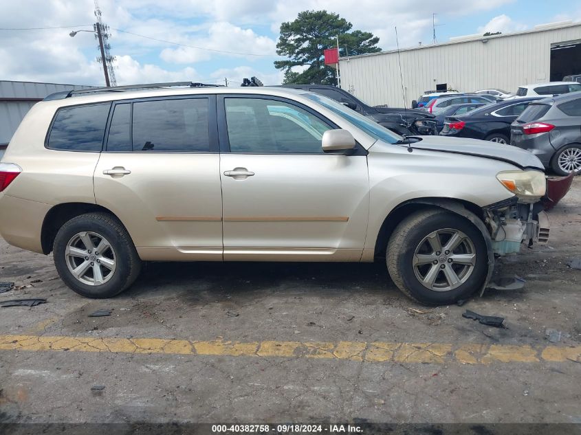 2009 Toyota Highlander VIN: JTEDA41A892008356 Lot: 40382758