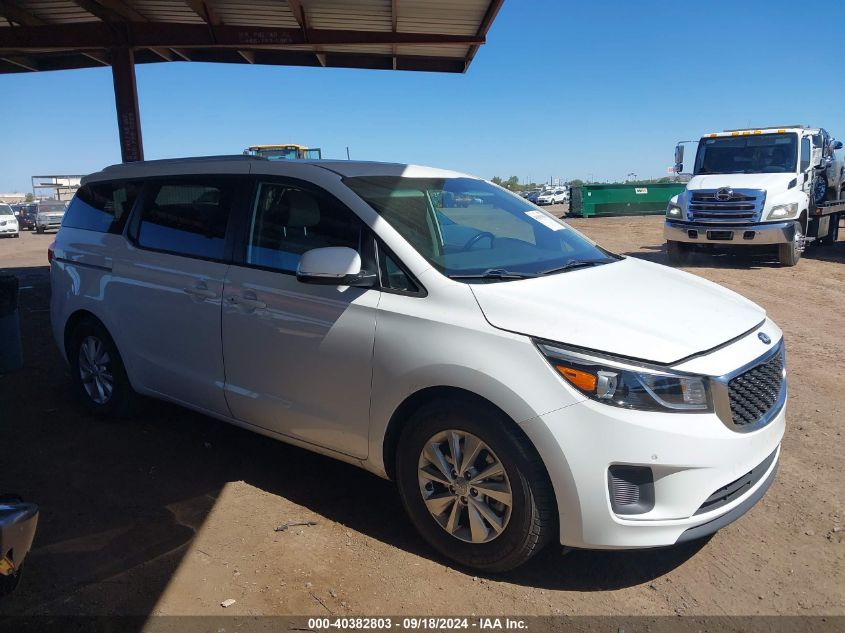 2017 Kia Sedona Lx VIN: KNDMB5C11H6333703 Lot: 40382803