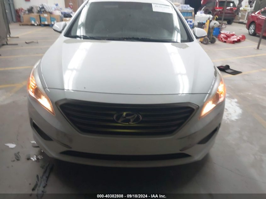 2017 Hyundai Sonata Se VIN: 5NPE24AF9HH530833 Lot: 40382808