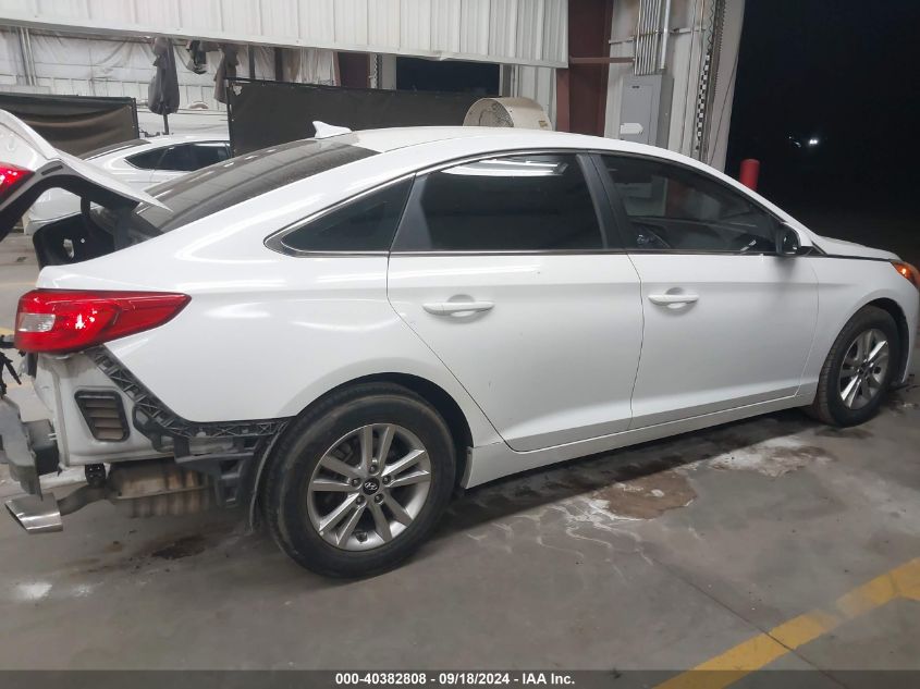 2017 Hyundai Sonata Se VIN: 5NPE24AF9HH530833 Lot: 40382808