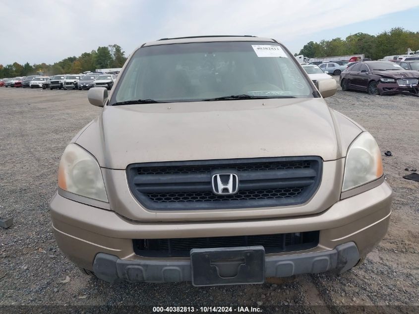 2005 Honda Pilot Ex VIN: 5FNYF18415B065169 Lot: 40382813