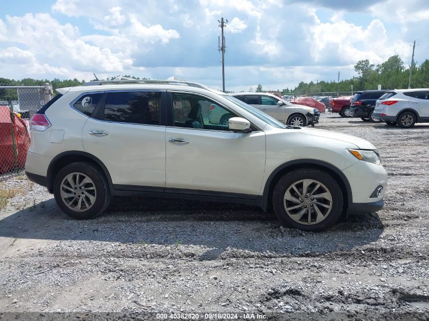 2015 Nissan Rogue Sl VIN: 5N1AT2MTOFC821243 Lot: 40382820