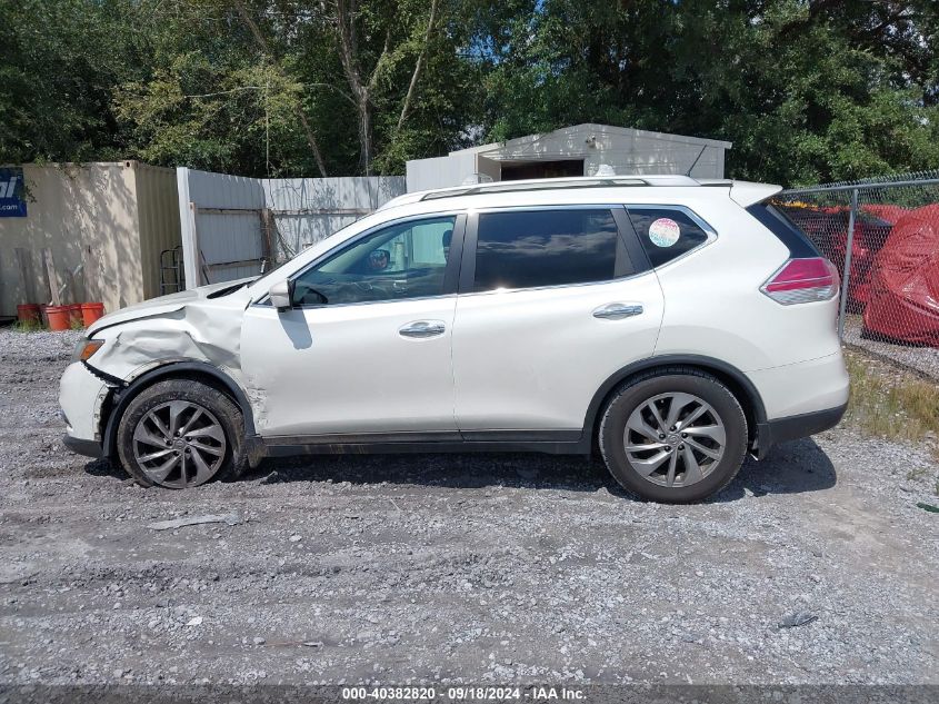 2015 Nissan Rogue Sl VIN: 5N1AT2MTOFC821243 Lot: 40382820