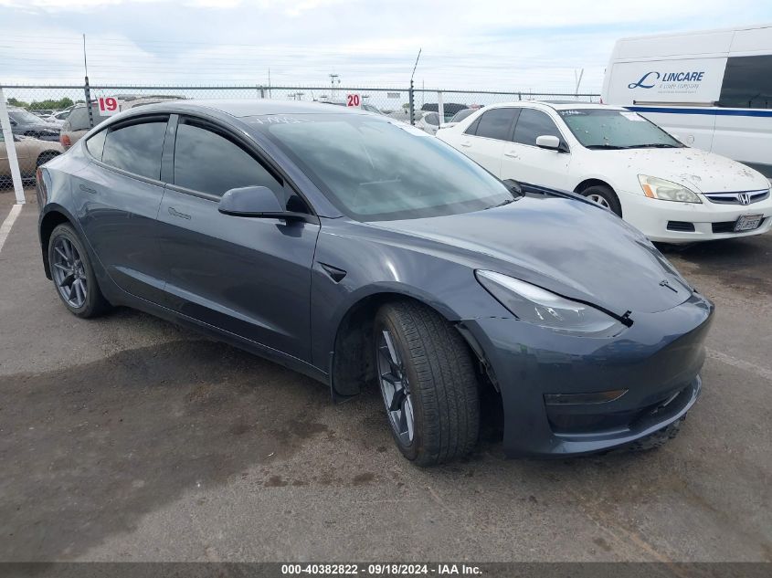 VIN 5YJ3E1EA2PF704752 2023 Tesla Model 3, Rear-Whee... no.1