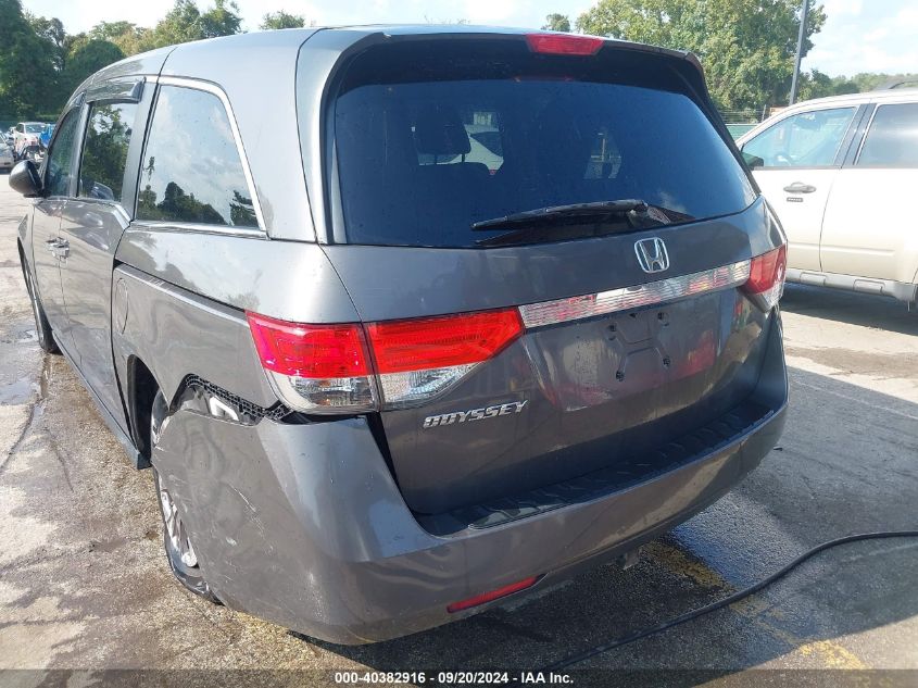 2014 Honda Odyssey Ex VIN: 5FNRL5H43EB076274 Lot: 40382916