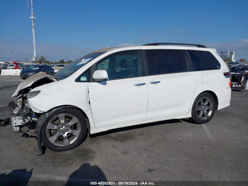 2014 Toyota Sienna Se 8 Passenger VIN: 5TDXK3DC3ES430589 Lot: 40382931