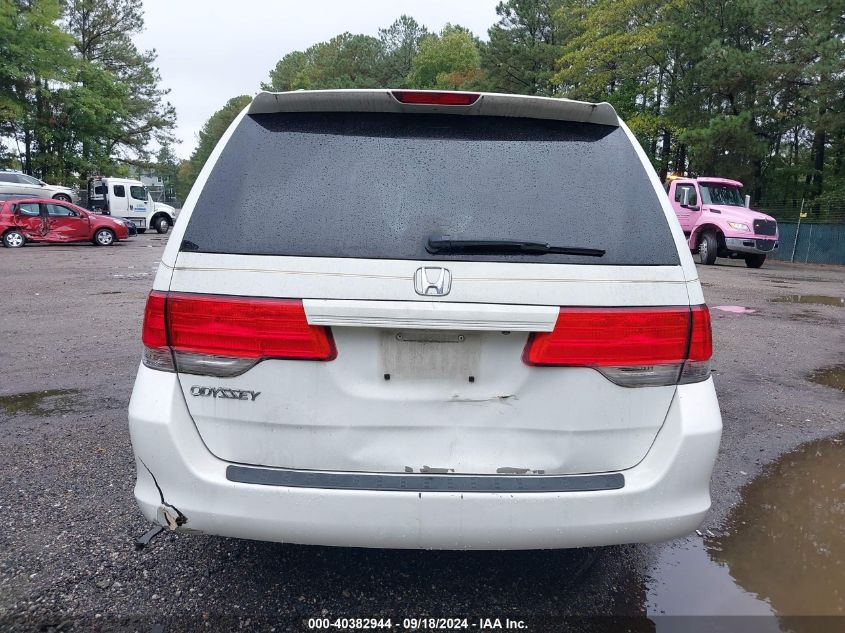 2010 Honda Odyssey Ex-L VIN: 5FNRL3H68AB110418 Lot: 40382944