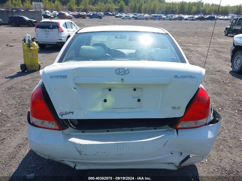 2001 Hyundai Elantra Gls VIN: KMHDN45D21U215424 Lot: 40382975