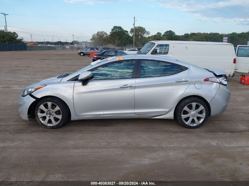 KMHDH4AE8CU253958 2012 Hyundai Elantra Limited (Ulsan Plant)