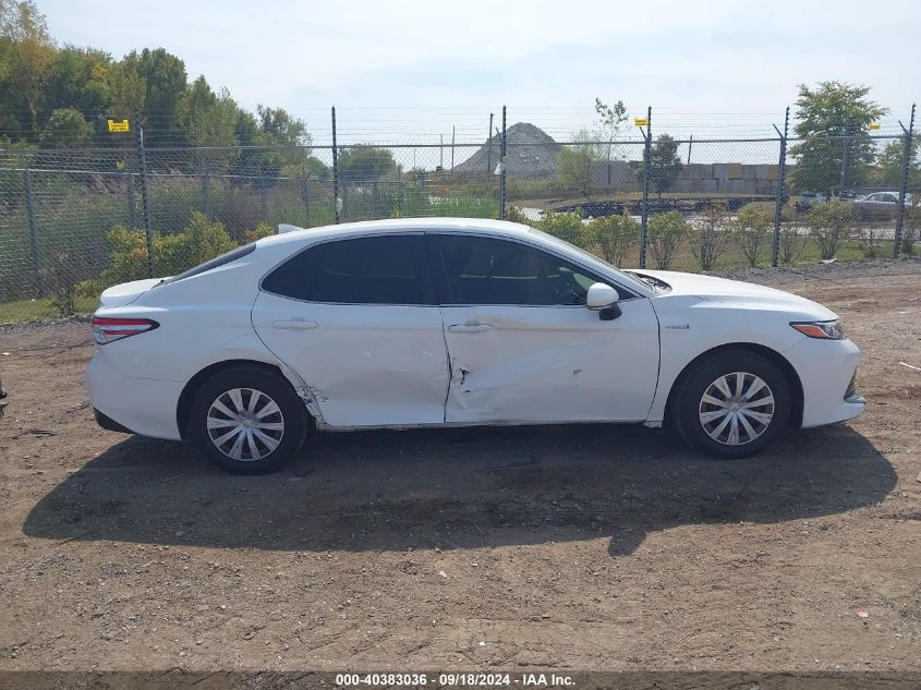 4T1B31HK6KU513692 2019 Toyota Camry Hybrid Le