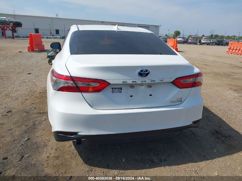 4T1B31HK6KU513692 2019 Toyota Camry Hybrid Le