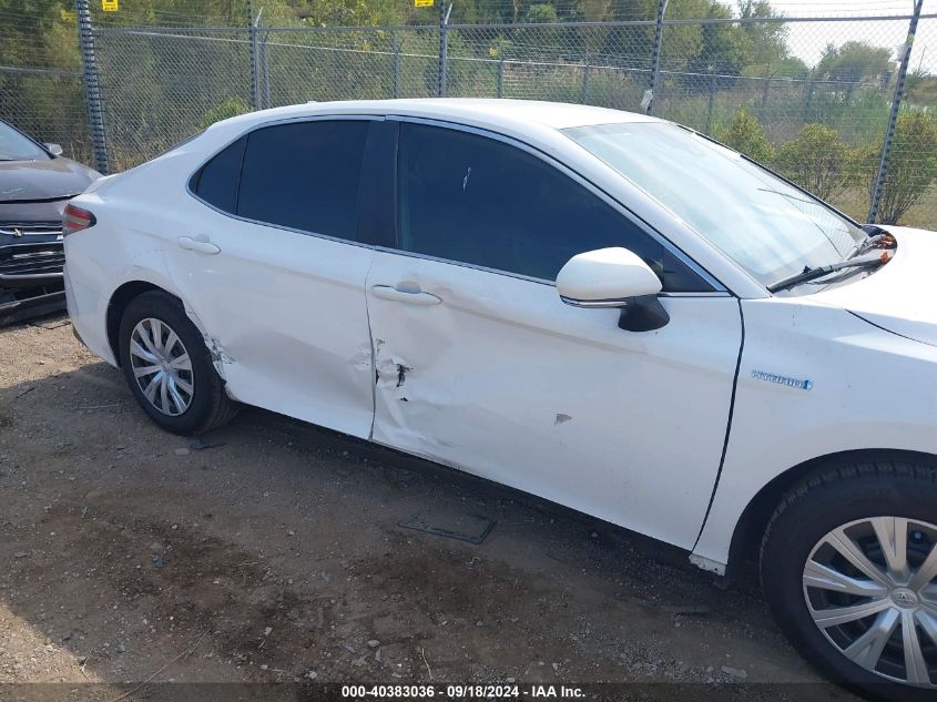 4T1B31HK6KU513692 2019 Toyota Camry Hybrid Le