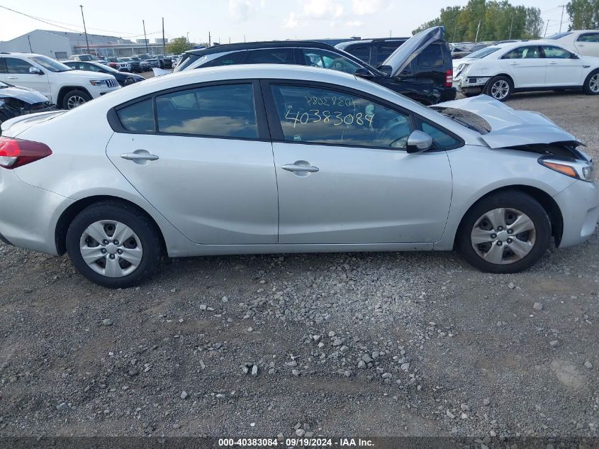 2018 Kia Forte Lx VIN: 3KPFK4A7XJE222898 Lot: 40383084