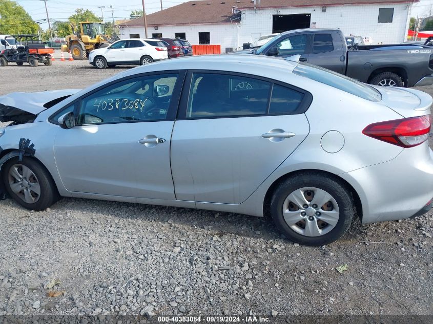 2018 Kia Forte Lx VIN: 3KPFK4A7XJE222898 Lot: 40383084