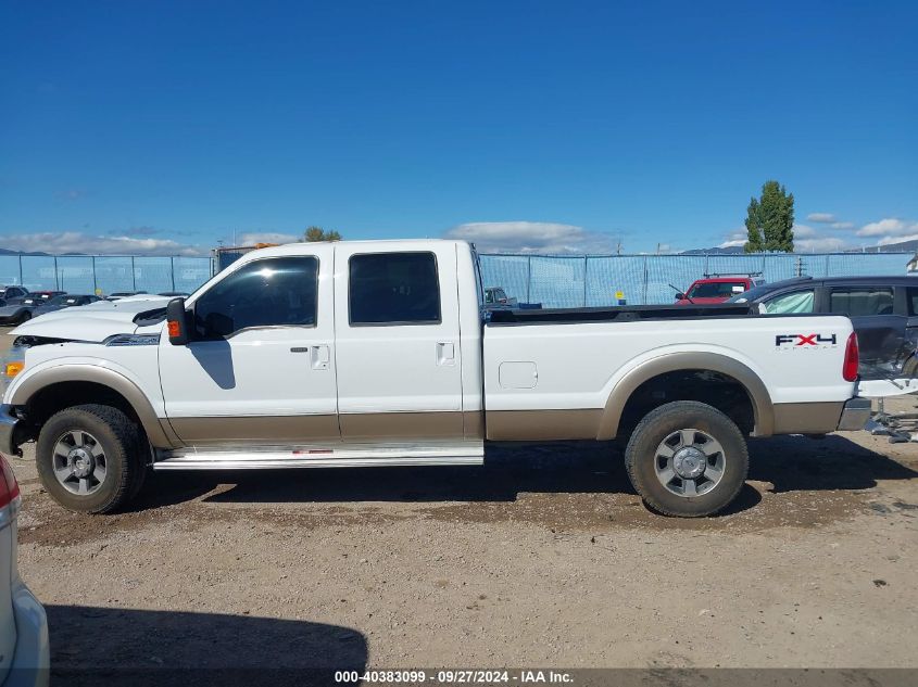 1FT8W3B66BEB80787 2011 Ford F-350 Lariat