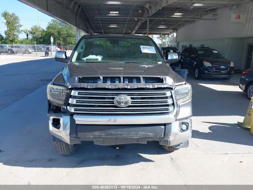 2018 Toyota Tundra Limited 5.7L V8 VIN: 5TFFY5F14JX241617 Lot: 40383112