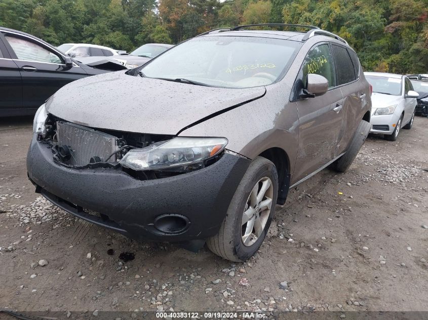 2010 Nissan Murano Le VIN: JN8AZ1MW9AW110711 Lot: 40383122